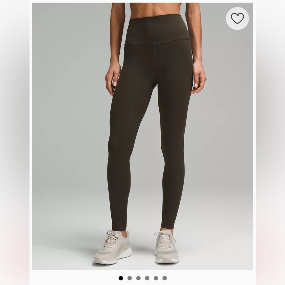 Lulú lemon olive green Align leggings